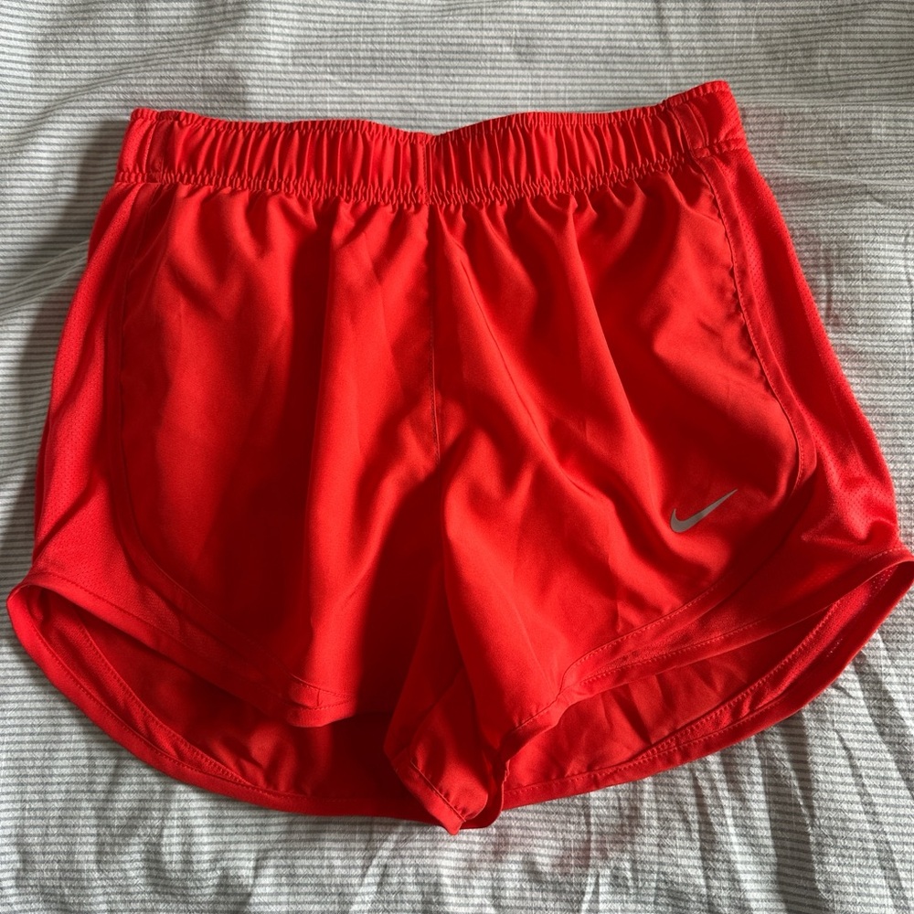 Nike Women's Orange Athletic Shorts